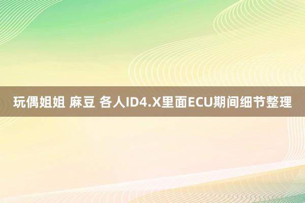 玩偶姐姐 麻豆 各人ID4.X里面ECU期间细节整理