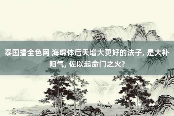 泰国撸全色网 海绵体后天增大更好的法子， 是大补阳气， 佐以起命门之火?