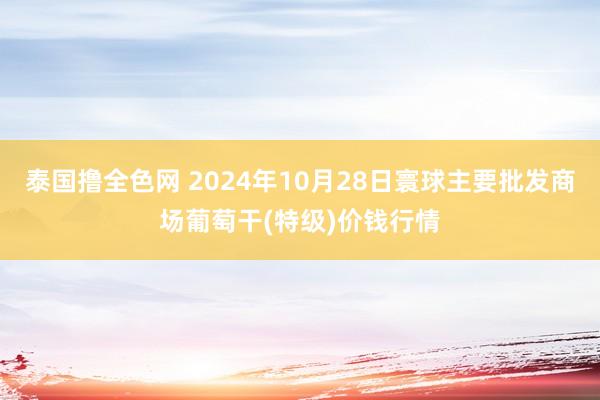 泰国撸全色网 2024年10月28日寰球主要批发商场葡萄干(特级)价钱行情