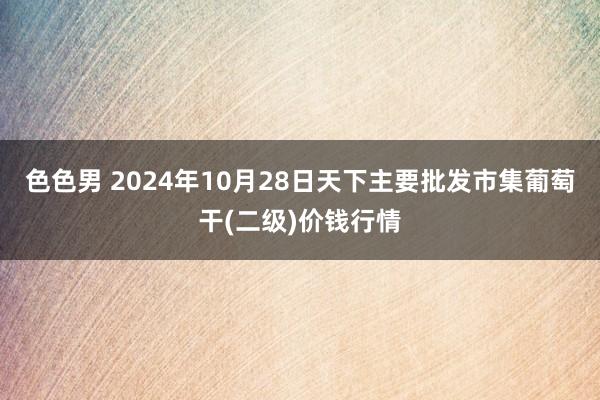 色色男 2024年10月28日天下主要批发市集葡萄干(二级)价钱行情