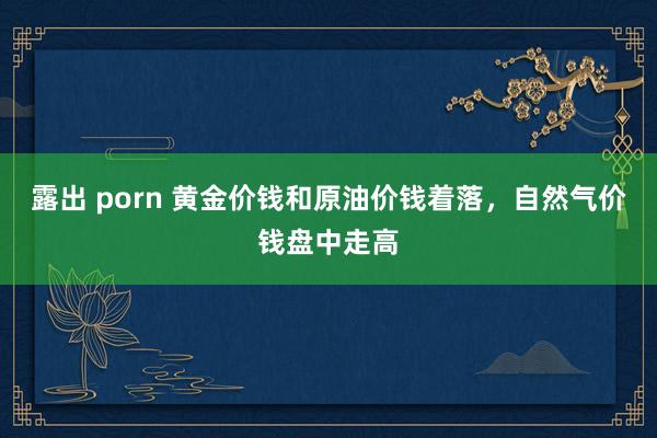 露出 porn 黄金价钱和原油价钱着落，自然气价钱盘中走高