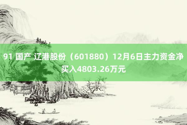 91 国产 辽港股份（601880）12月6日主力资金净买入4803.26万元