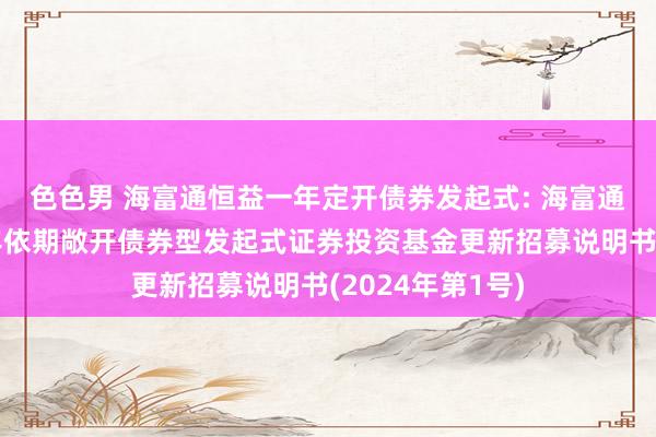 色色男 海富通恒益一年定开债券发起式: 海富通恒益金融债一年依期敞开债券型发起式证券投资基金更新招募说明书(2024年第1号)