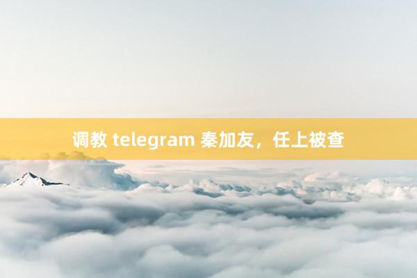 调教 telegram 秦加友，任上被查