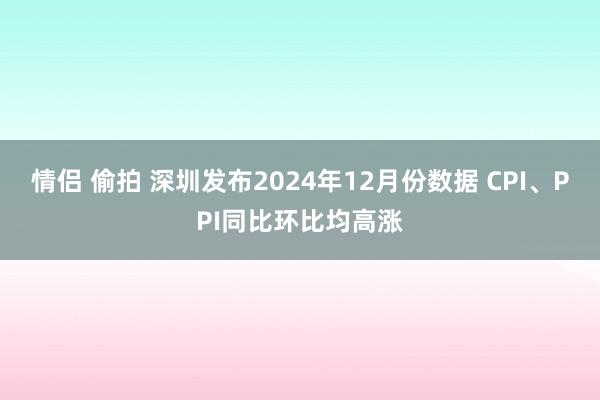 情侣 偷拍 深圳发布2024年12月份数据 CPI、PPI同比环比均高涨