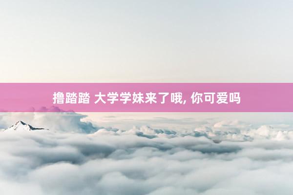 撸踏踏 大学学妹来了哦， 你可爱吗